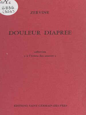 cover image of Douleur diaprée